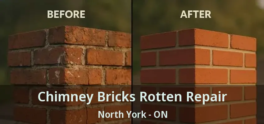 Chimney Bricks Rotten Repair North York - ON Chimney Bricks Rotten Repair North York - ON